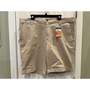 NWT Columbia Men's Flex ROC Khaki Shorts Size 40x10 Omni‎ Shade 50 UPF Rated